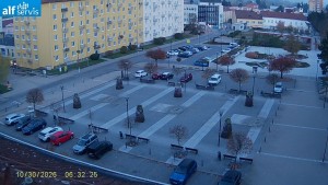 Stadt Blansko - Platz der Republik - 30.10.2026 v 06:32 Stadt Blansko - Platz der Republik - 30.10.2026 v 06:32