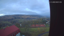 Panorama západ