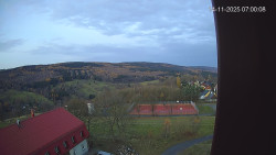 Panorama západ
