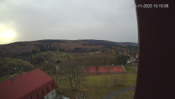 Panorama západ
