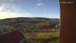 Panorama západ