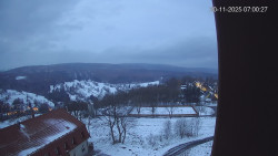 Panorama západ