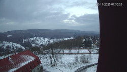 Panorama západ