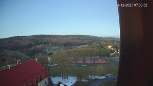 Město Hora Svaté Kateřiny - Panorama západ - 18.12.2025 v 07:30 Město Hora Svaté Kateřiny - Panorama západ - 18.12.2025 v 07:30