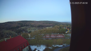Město Hora Svaté Kateřiny - Panorama západ - 18.12.2025 v 07:45 Město Hora Svaté Kateřiny - Panorama západ - 18.12.2025 v 07:45