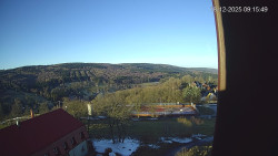 Panorama západ