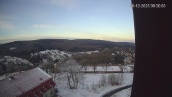 Panorama západ