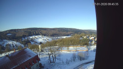 Panorama západ