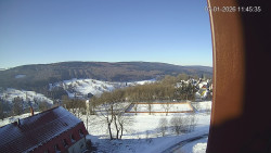Panorama západ