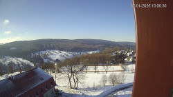 Panorama západ