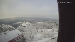 Panorama západ