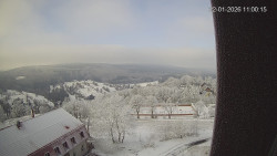 Panorama západ