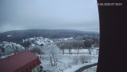 Panorama západ