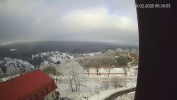 Panorama západ