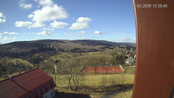 Panorama západ