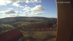 Panorama západ