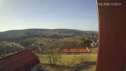 Panorama západ