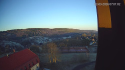 Panorama západ