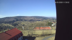 Panorama západ