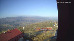 Panorama západ