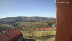 Panorama západ