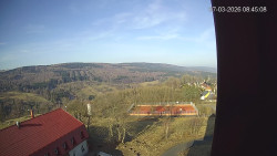 Panorama západ