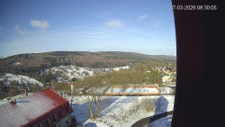 Panorama západ