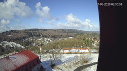 Panorama západ