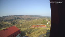 Panorama západ