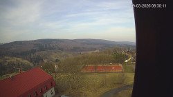 Panorama západ