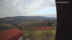 Panorama západ