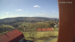 Panorama západ