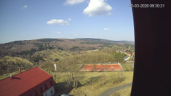 Panorama západ