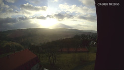 Panorama západ