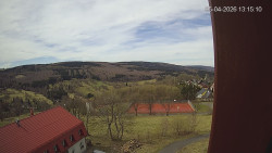 Panorama západ