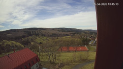 Panorama západ