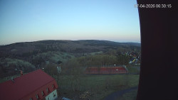 Panorama západ