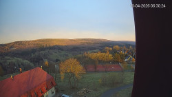 Panorama západ