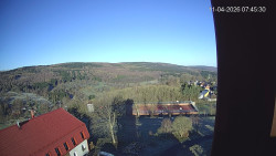 Panorama západ