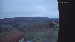 Panorama západ