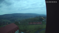 Panorama západ