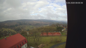 Město Hora Svaté Kateřiny - Panorama západ - 15.4.2026 v 09:00 Město Hora Svaté Kateřiny - Panorama západ - 15.4.2026 v 09:00