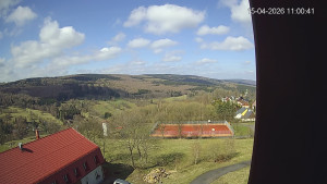 Město Hora Svaté Kateřiny - Panorama západ - 15.4.2026 v 11:00 Město Hora Svaté Kateřiny - Panorama západ - 15.4.2026 v 11:00