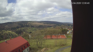 Město Hora Svaté Kateřiny - Panorama západ - 15.4.2026 v 12:00 Město Hora Svaté Kateřiny - Panorama západ - 15.4.2026 v 12:00