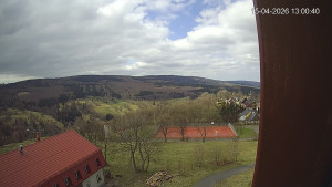 Město Hora Svaté Kateřiny - Panorama západ - 15.4.2026 v 13:00 Město Hora Svaté Kateřiny - Panorama západ - 15.4.2026 v 13:00