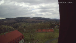 Panorama západ