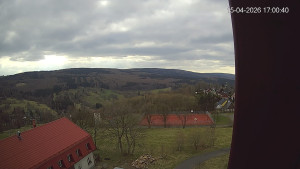 Město Hora Svaté Kateřiny - Panorama západ - 15.4.2026 v 17:00 Město Hora Svaté Kateřiny - Panorama západ - 15.4.2026 v 17:00