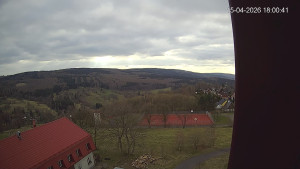 Město Hora Svaté Kateřiny - Panorama západ - 15.4.2026 v 18:00 Město Hora Svaté Kateřiny - Panorama západ - 15.4.2026 v 18:00
