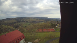 Panorama západ