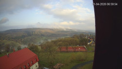 Panorama západ
